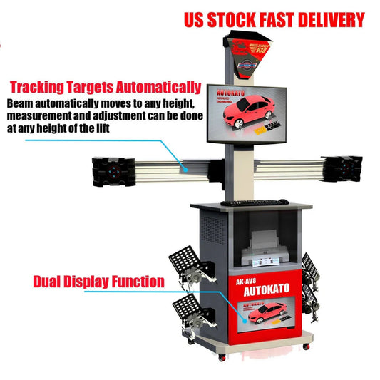 Yyear AK-AV8 3D Wheel Alignment Machine Shop Equipments Aligning System