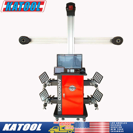 KATOOL Wheel Alignment Machine Full-Automatic Works on 2 Post & Scissor Lift--AV9 Pro