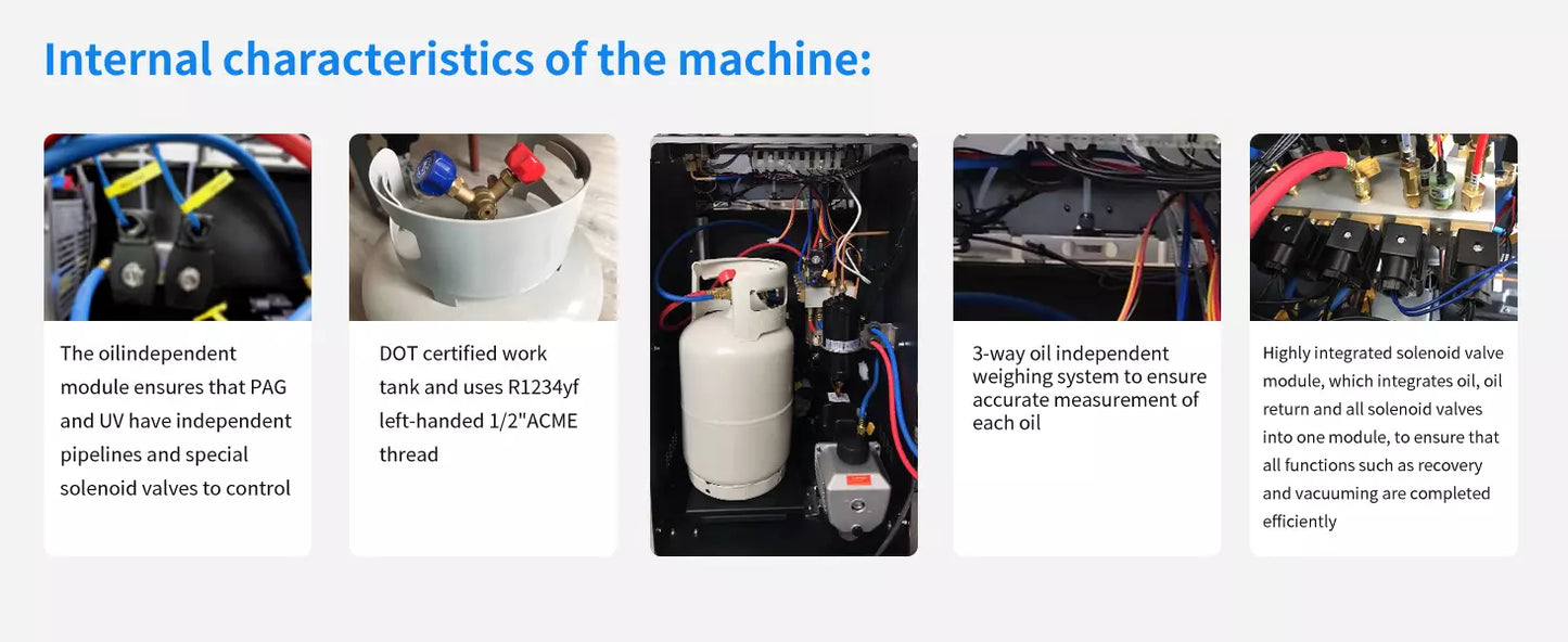 KATOOL Fully Automatic R-134A AC Recovery Recycle & Recharge AC1800