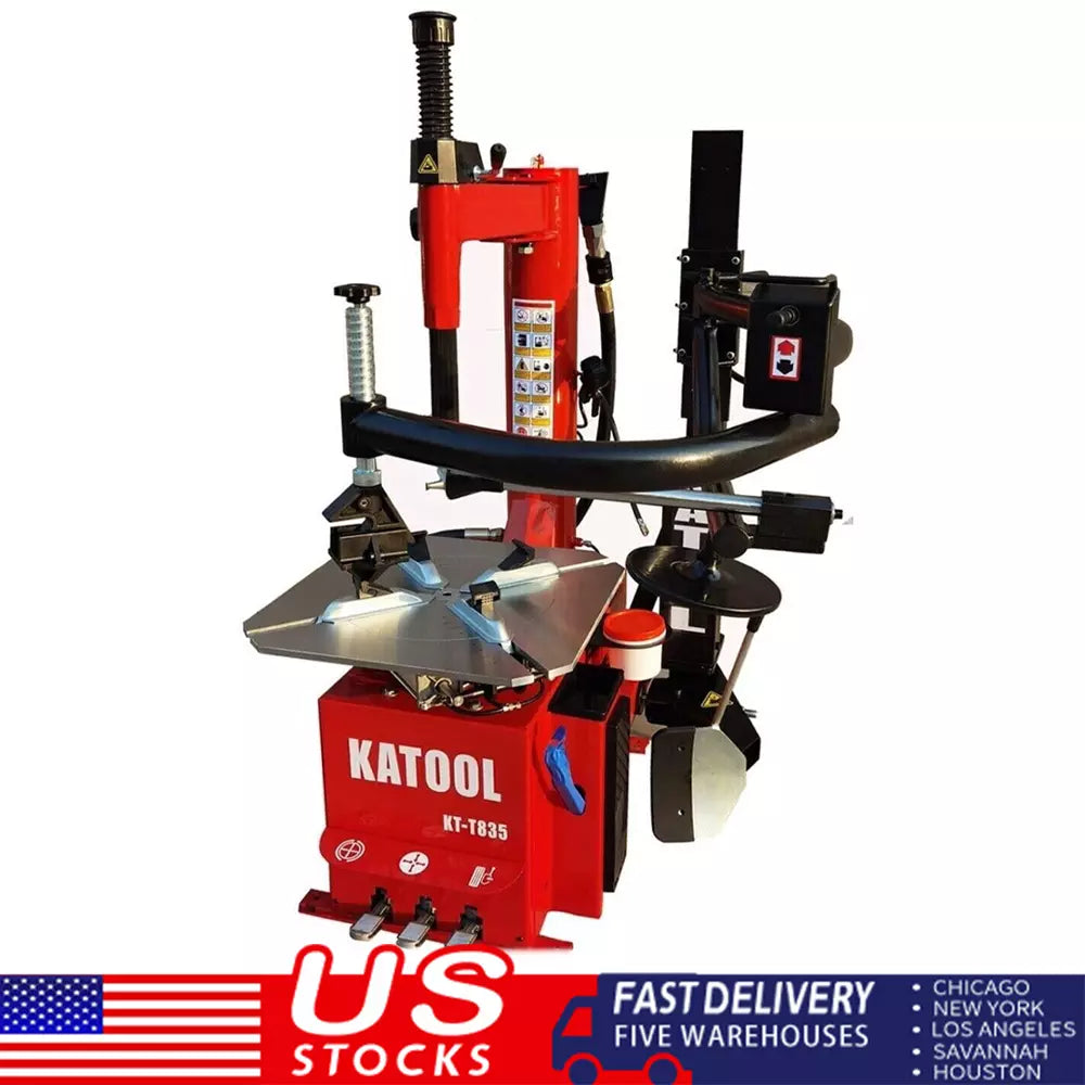 KATOOL Bead Blaster Tire Changer Machine  KT-T835 2.0HP Motor Double Arm