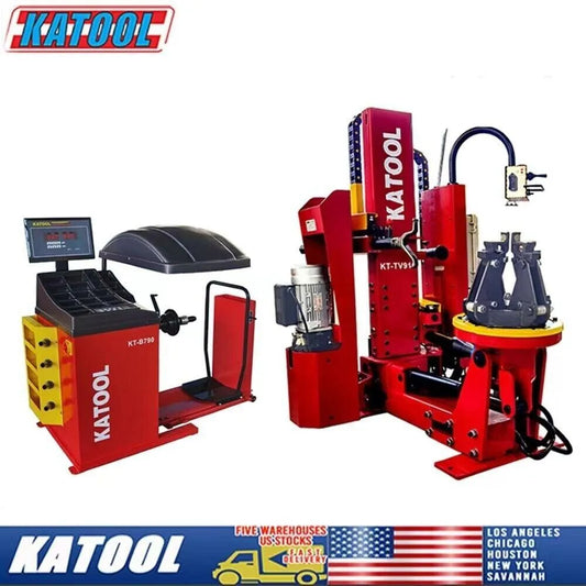 KATOOL KT-TV910/KT-B790 Tire Changer & Wheel Balancer Machine Combo