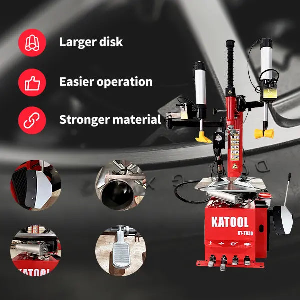 KATOOL KT-T830/KT-B750 Tire Changer & Wheel Balancer Machine Combo Tools