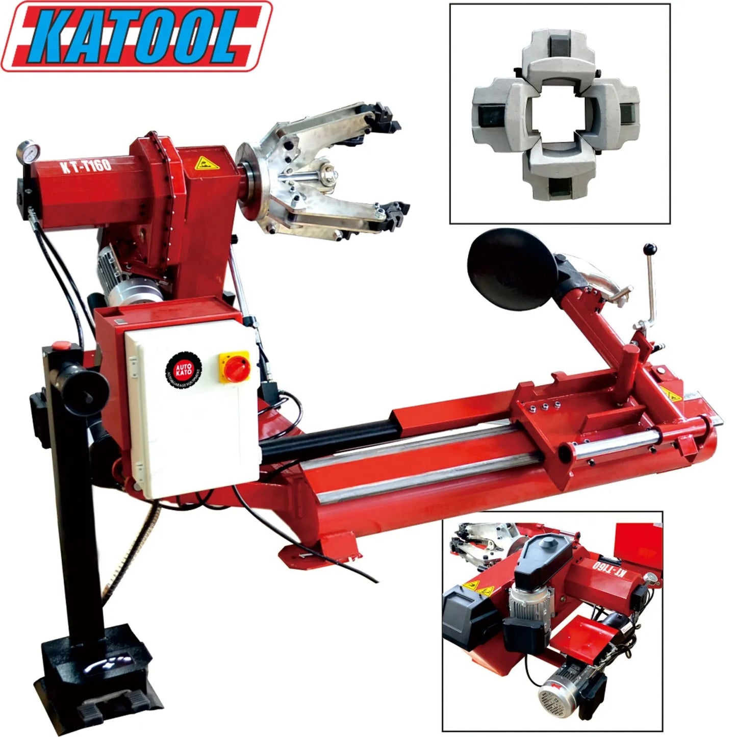 KATOOL KT-T160-T Automatic 14-26 Rim Heavy Duty Bus Truck Tire Changer Machine