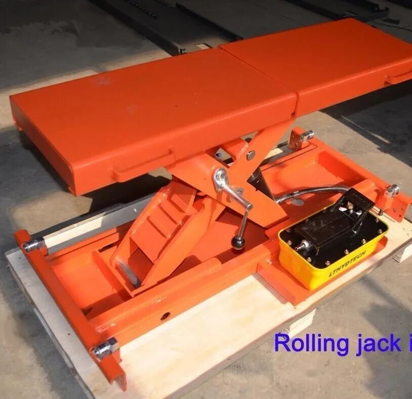 Katool 5000LB Sliding Bridge Jack Adjustable Width 4 Post Lift Rolling Jack