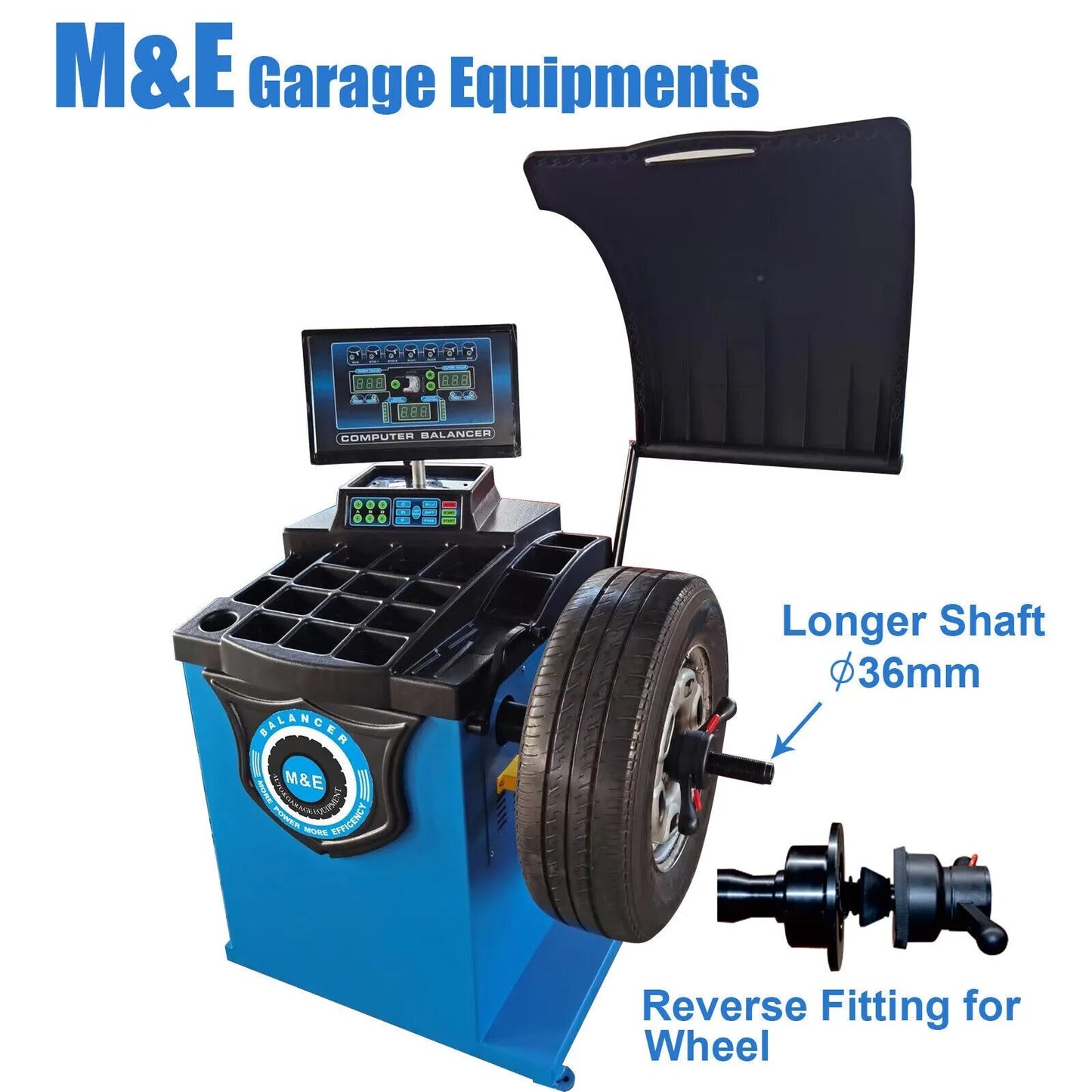 KATOOL ME-T555 & ME-B650 Tire Changer & Wheel Balancer Machine Garage Tools