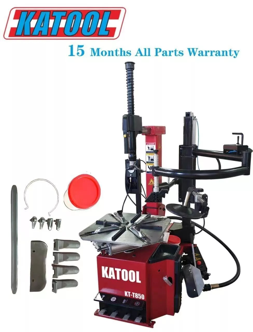 KATOOL KT-T850/KT-B760 Tire Changer Wheel Balancer with Motorcycle Adaptors