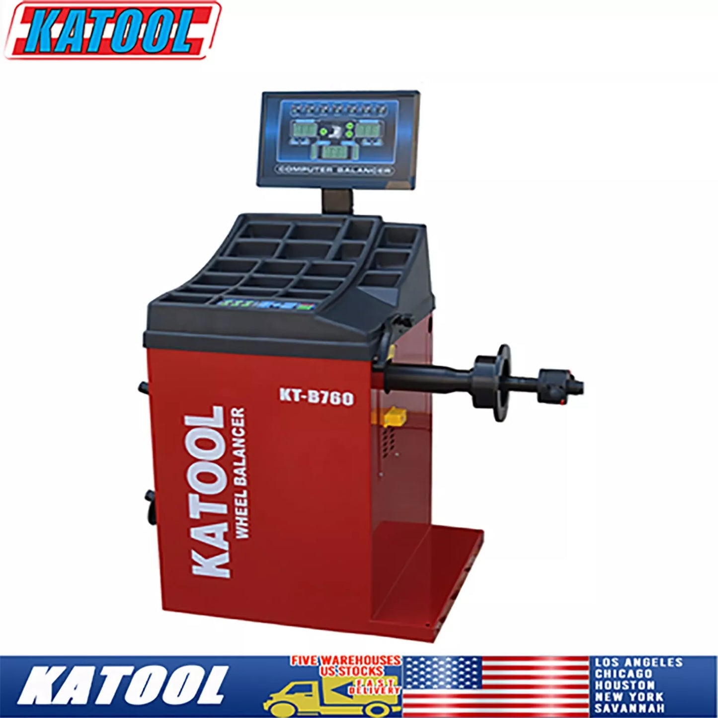 KATOOL Wheel Balancer KT-B760 Tires Repair Machines Tire Balancing