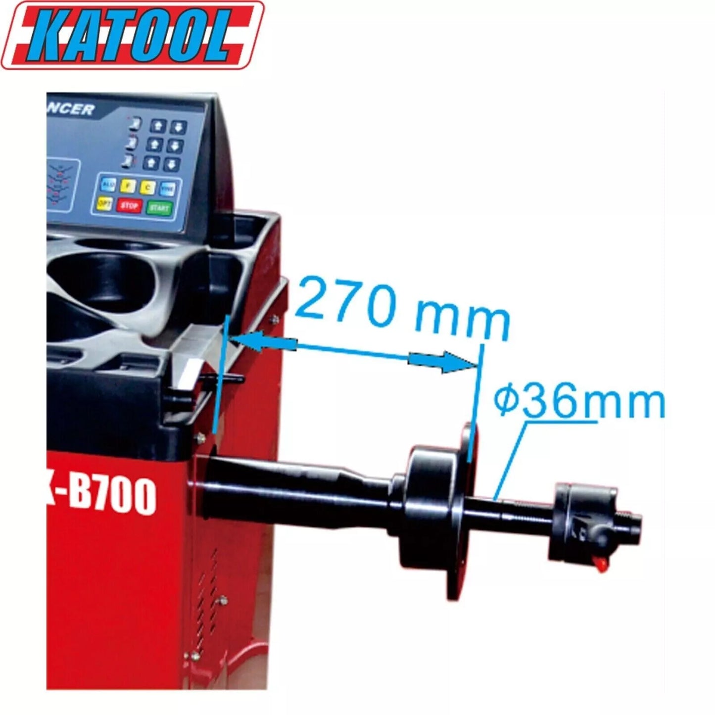 KATOOL KT-T800/KT-B700 Tire Changer & Wheel Balancer Machine 2HP MotorKATOOL