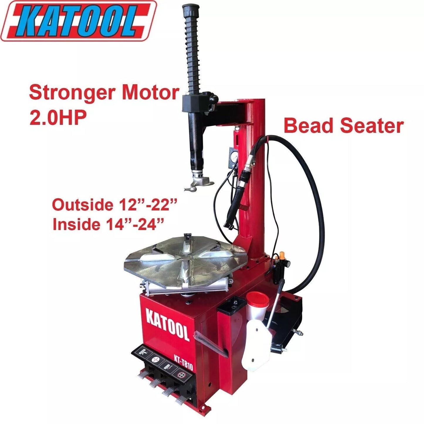 KT-T810/KT-B700 Tire Changer & Wheel Balancer Combo 2.0HP Motor