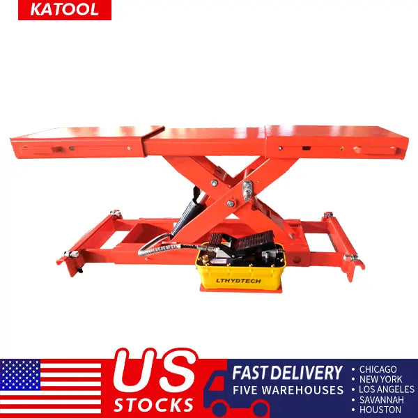 Katool 5000LB Sliding Bridge Jack Adjustable Width 4 Post Lift Rolling Jack