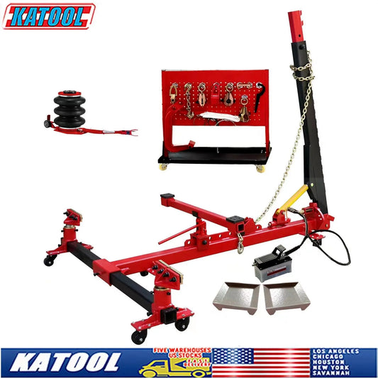 KATOOL Auto Body Puller Frame Straightener with 3 ton Air Jack---KT-255