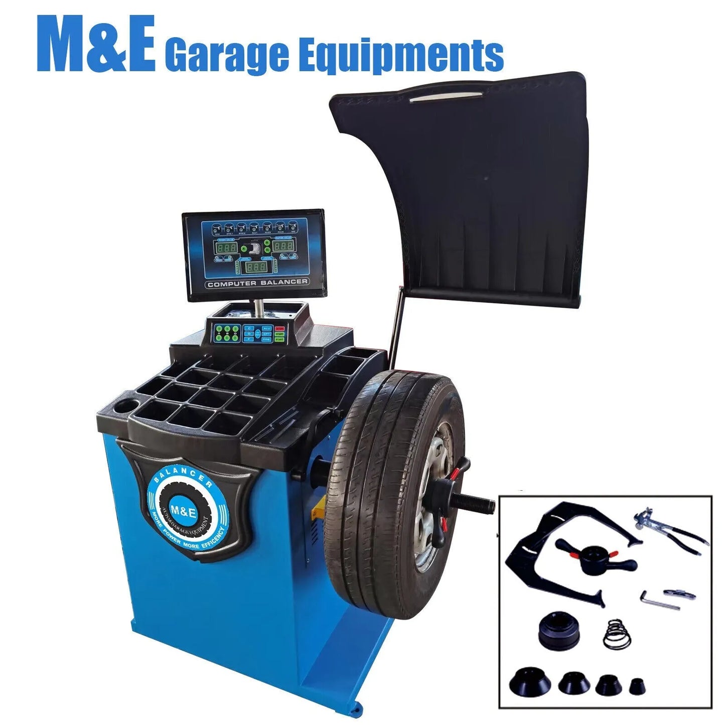 KATOOL ME-T555 & ME-B650 Tire Changer & Wheel Balancer Machine Garage Tools