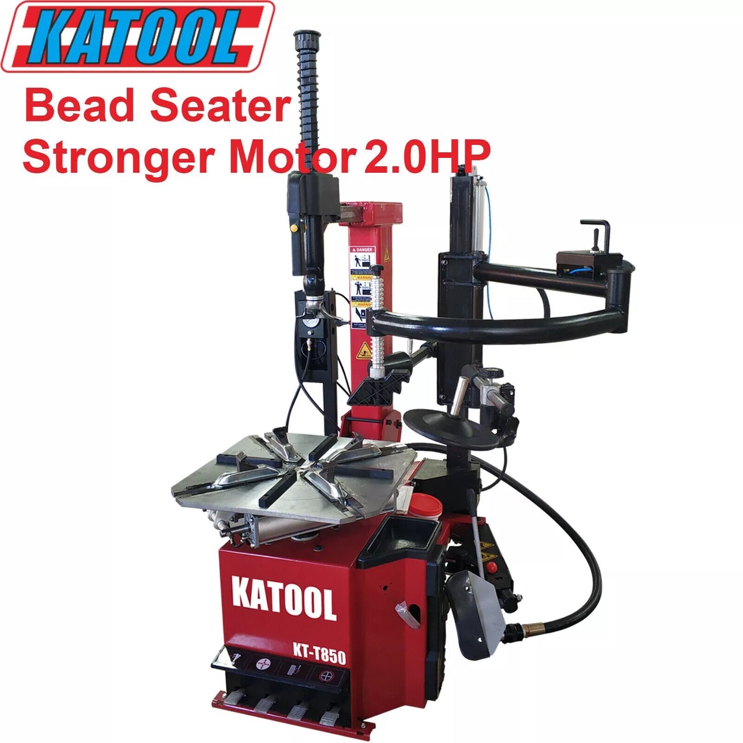 KATOOL KT-T850/KT-B760 Tire Changer Wheel Balancer with Motorcycle Adaptors