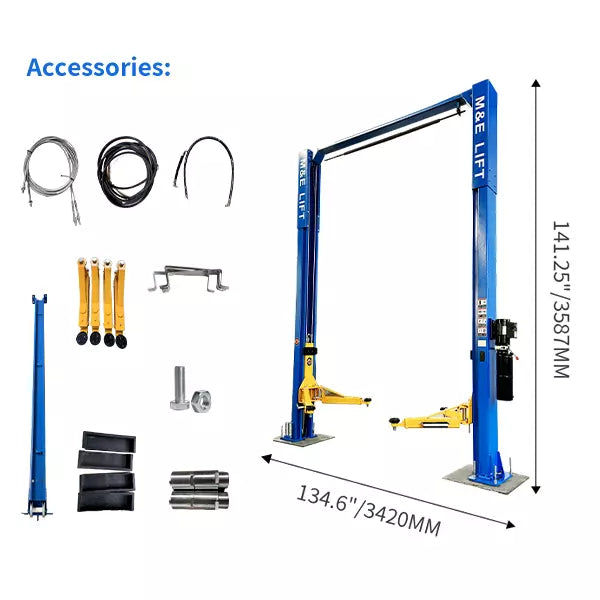 KATOOL 2 Post Lift 11000lbs Two Post Lift Auto Lift Car Lift Hoist Equipment Shipping