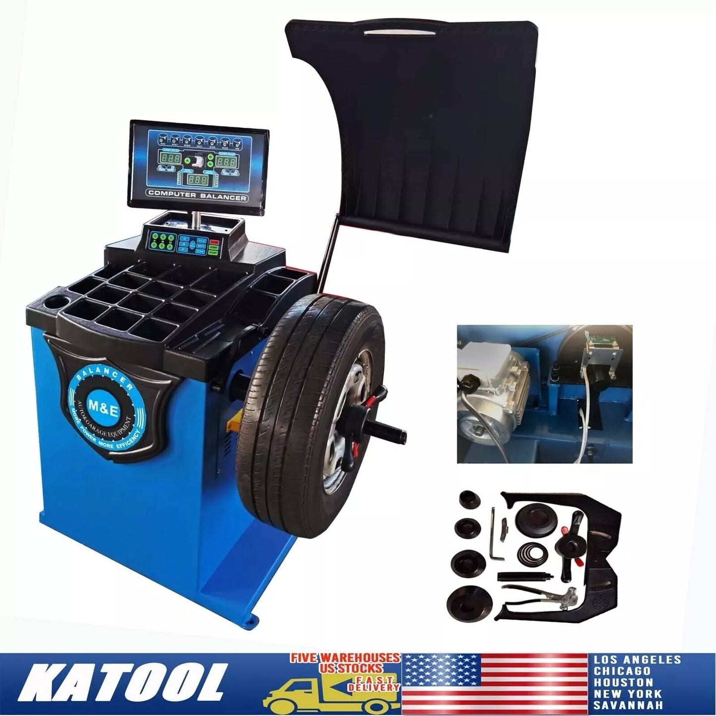 KATOOL ME-B650 Wheel Balancer Tires Repair Machines Tire Balancing ME Garage