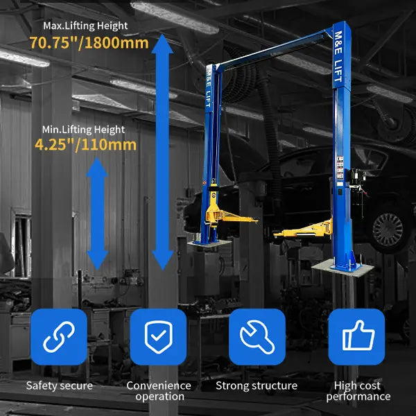 KATOOL 2 Post Lift 11000lbs Two Post Lift Auto Lift Car Lift Hoist Equipment Shipping